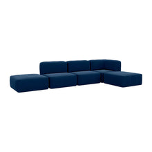 Carregar imagem no visualizador da galeria, 5 Puffs Modulares para Canto