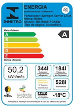 Carregar imagem no visualizador da galeria, Refrigerador/Geladeira Midea Side by Side 528L
