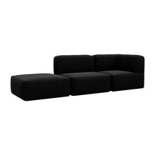 Carregar imagem no visualizador da galeria, 3 Puffs Modulares com Canto e Apoio
