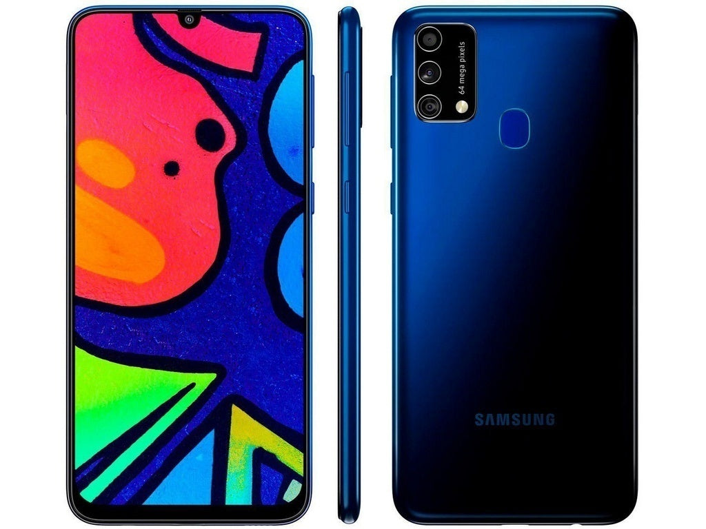 Smartphone Samsung Galaxy M21s 64GB 4G Wi-Fi Tela 6.4'' Dual Chip 4GB RAM Câmera Tripla + Selfie 32MP - Azul
